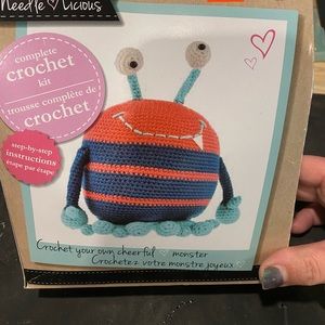 Little monster crochet toy kit
